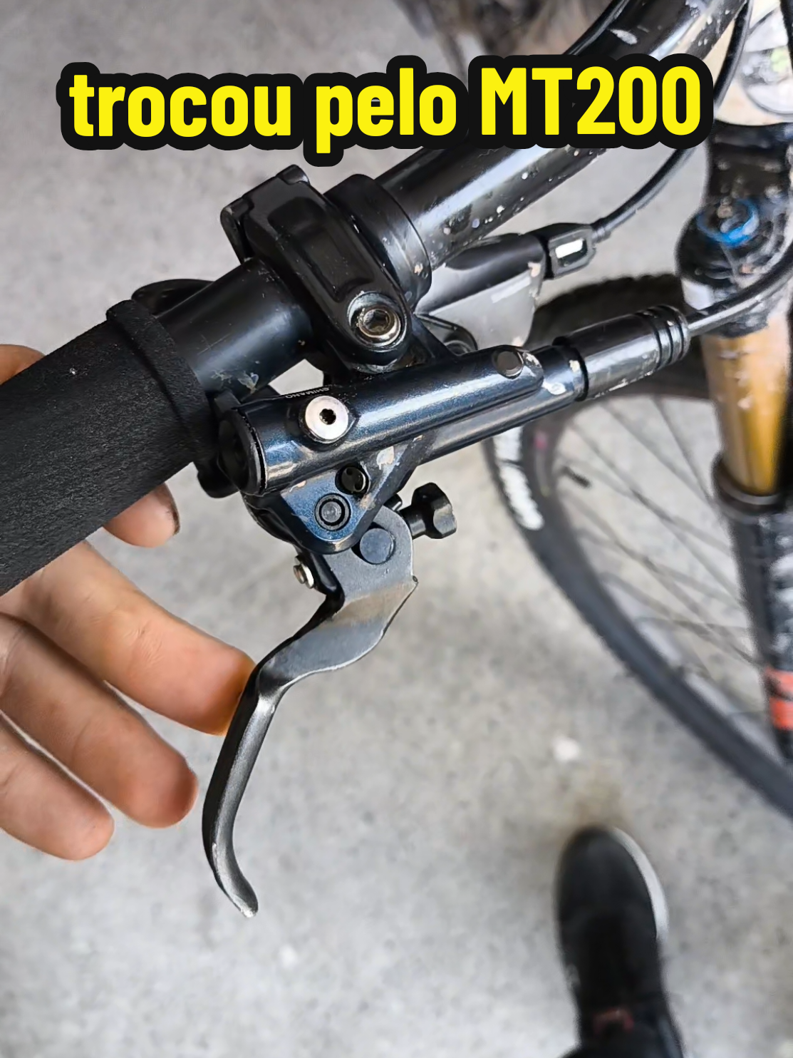 trocou pelo mt200 #bike #grau #mtb 