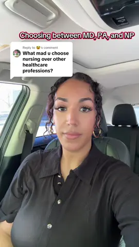 Replying to @🥸 long story short, I picked based on how quickly I’d be done, what I was already qualified to apply to, and whether or not I would be able to specialize in what I want for who I want. I didn’t really focus on money, just the scope of practice.  #careerchange #healthcare #healthcareworker #NPschool #PAschool #medicalschool #nursesoftiktok 