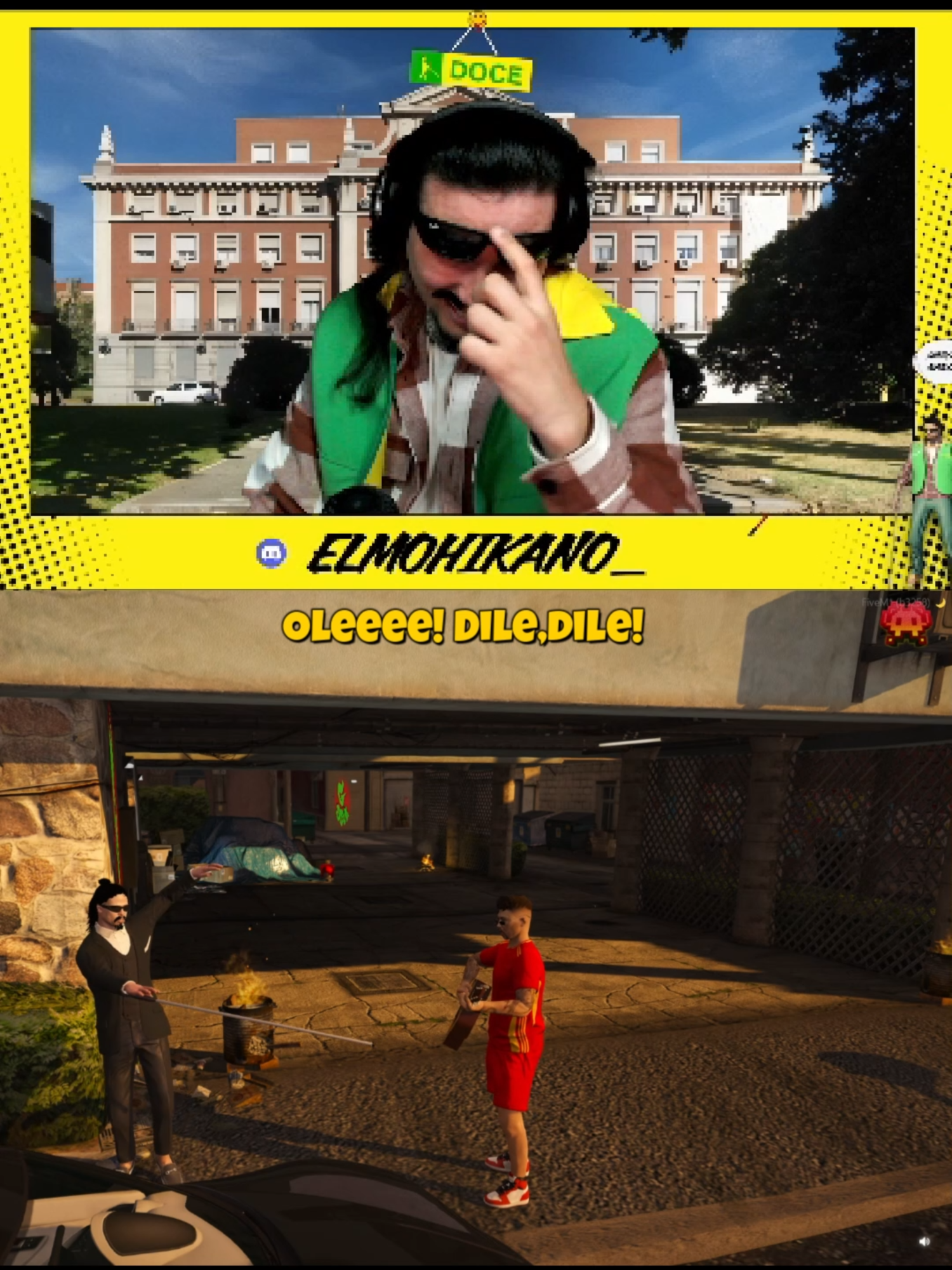 EL CHINO FLAMENCO! #checkpoint #checkpointv4 #gtarolplay #ciego #gta #streamer #parati #flamenco #guitarra #musica #casimiro #cuponeroDoce