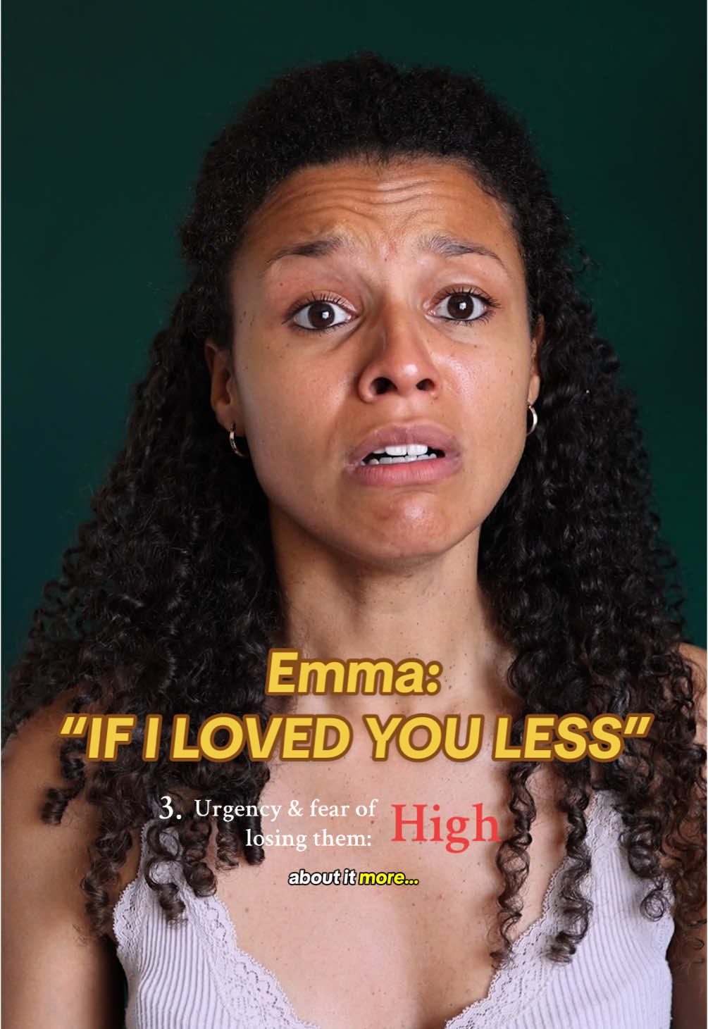 3 levels of intensity on this romantic line from “Emma” 🥺 a desperate plea to the one you love… ahh I hope you enjoy this bit of acting 🤎 #acting #actress #actor #whattowatch #emotional #ActingChallenge 