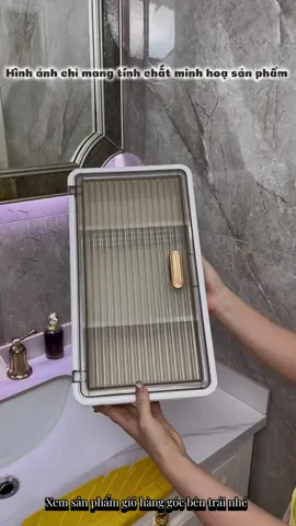 Tủ mini nhà tắm 3 ngăm 2 màu siu xinh ở đây nè #giadungilux #tudanang #tubep 