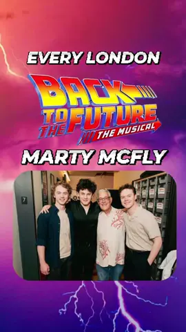 Every actor who has played Marty McFly in London's West End production of Back to the Future 🤩 #Musical #Theatre #London #BackToTheFuture #MartyMcFly #Actors 