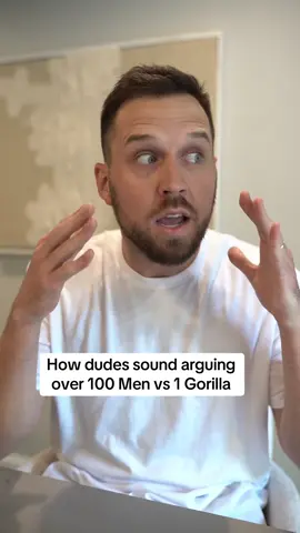 Bro you gotta keep it to yourself #100menvs1gorrila 