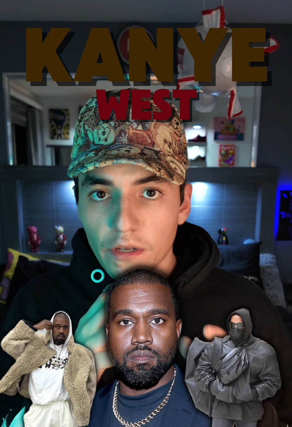 Kanye West: El hombre que se viste como si el Apocalipsis estuviera cerca. #kanyewest #outfits #fashionculture #yeezy #modaurbana