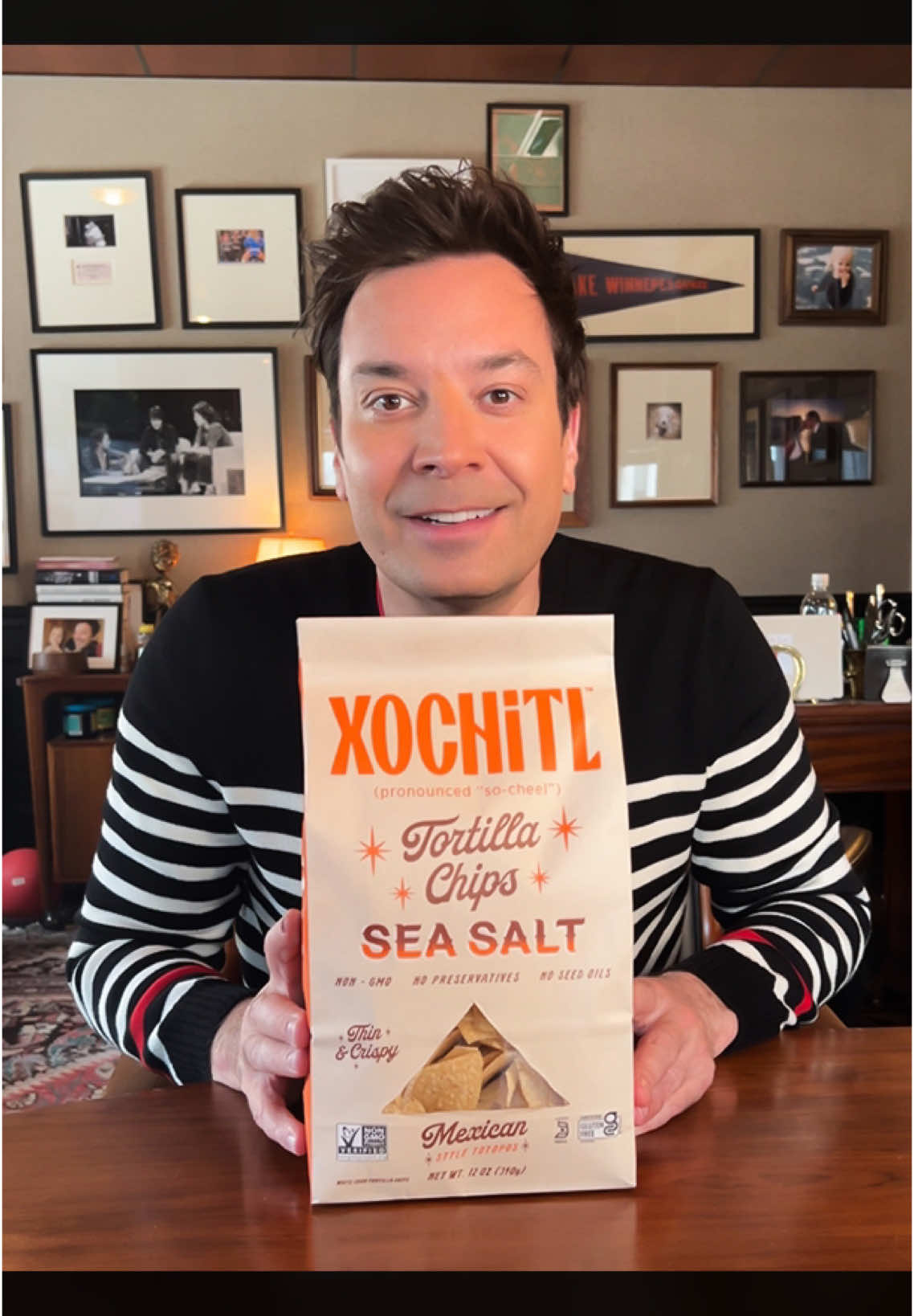 me 🤝 @Xochitl Chips & Salsa  I’m xo happy to announce I’m partnering with Xochitl (pron. “so-cheel”) tortilla chips! Look for them at your local grocery store, @Walmart, or xochitl.com and stay tuned for more “so-cheel” media updates from me! #Xochitl 
