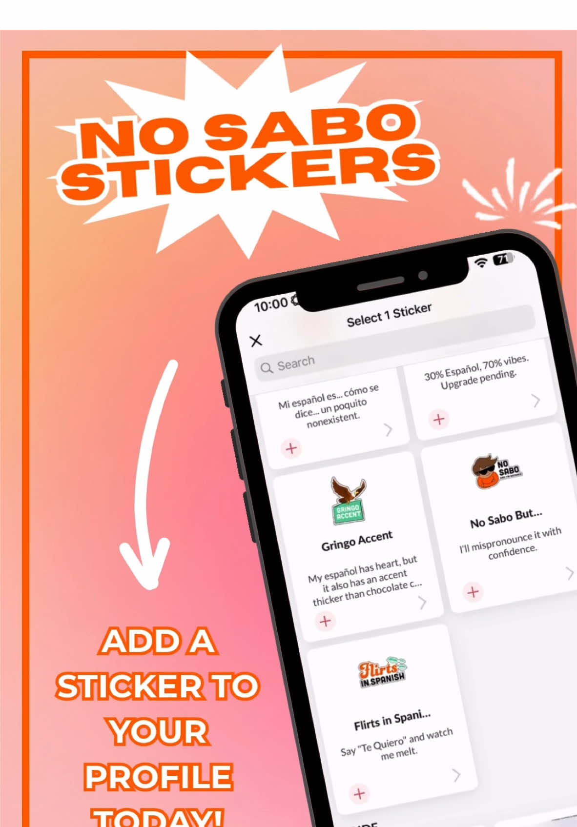 For everyone who grew up saying “no sabo” but still reps their roots loud & proud — this one’s for you. Because even if your Spanish isn’t perfect, your cultura is 💯 We partnered with @Babbel to drop a No Sabo sticker collection! Join the fun by adding one to your profile anytime and show off your Spanglish pride! ❤️‍🔥