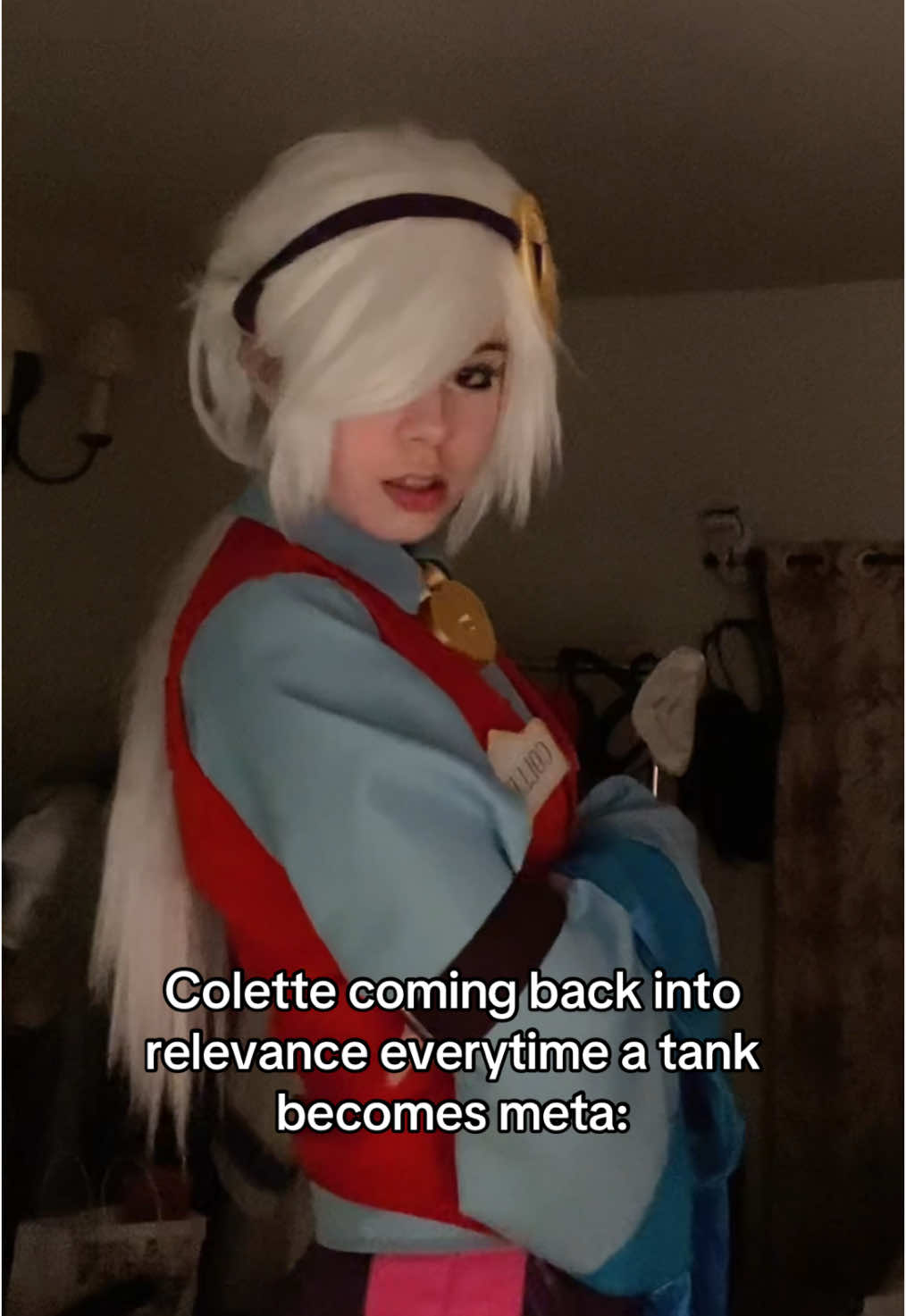 I didn’t realise the audio cut out the “worm” bit i’m so sad 💔💔 #colette #colettebs #colettebrawlstars #brawlstarscosplay #bscosplay #brawlstars #foryou #zenni #zennilis #cosplay#colettecosplay #fyp 