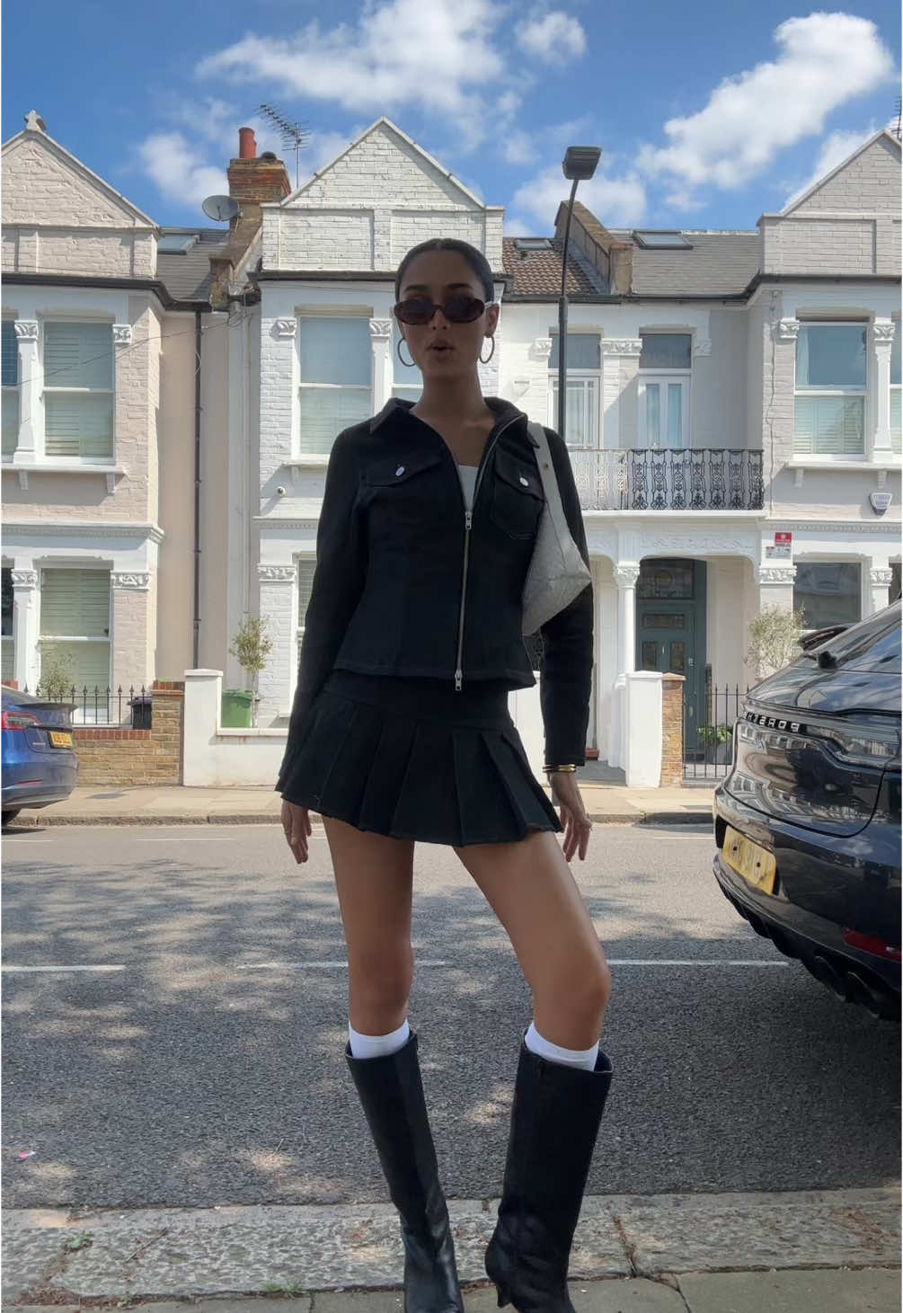 london ootd wearing @MOTEL #OOTD #denim #londonlife 