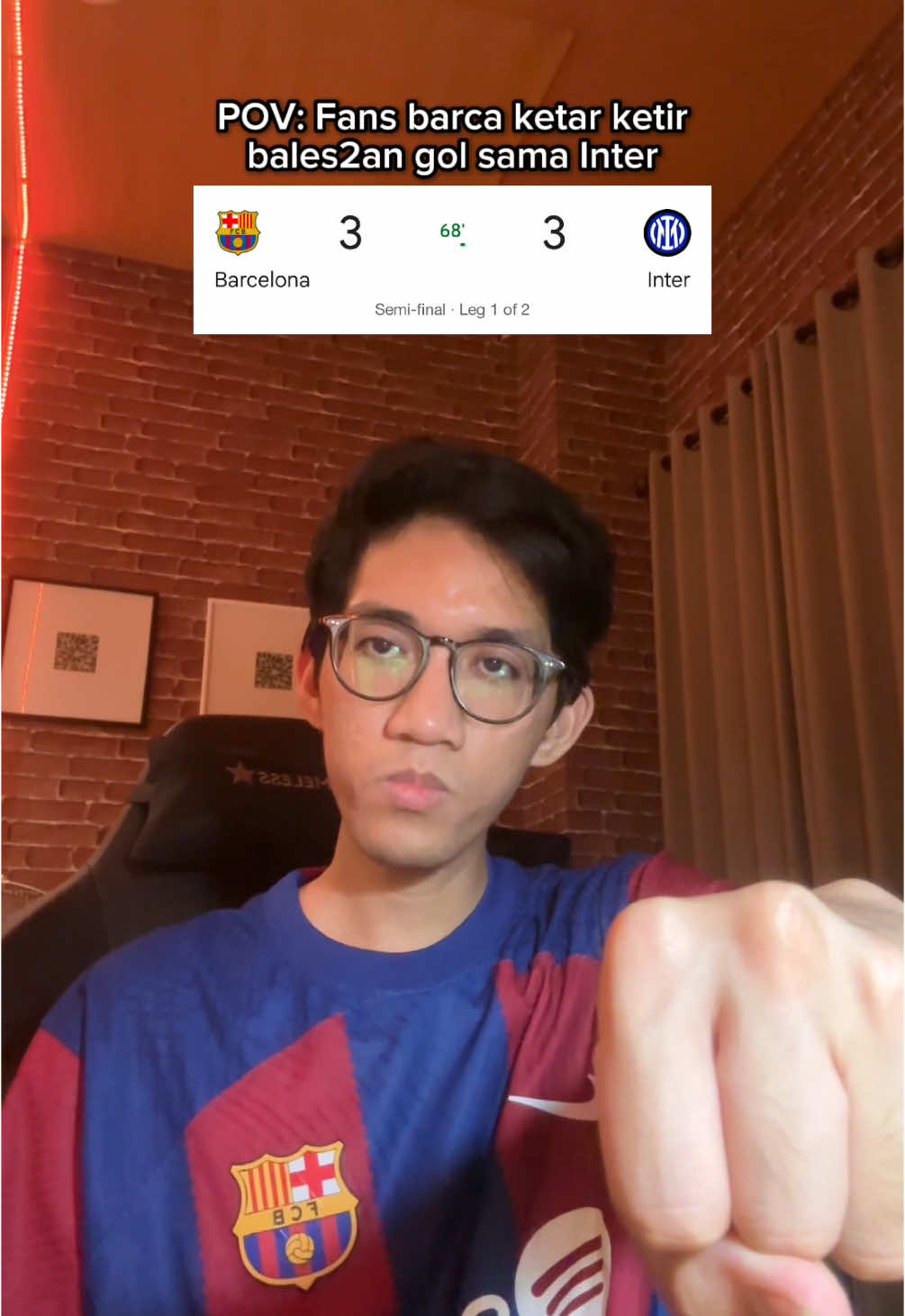 butuh minjem kekuatan kyubi nih Barca😂