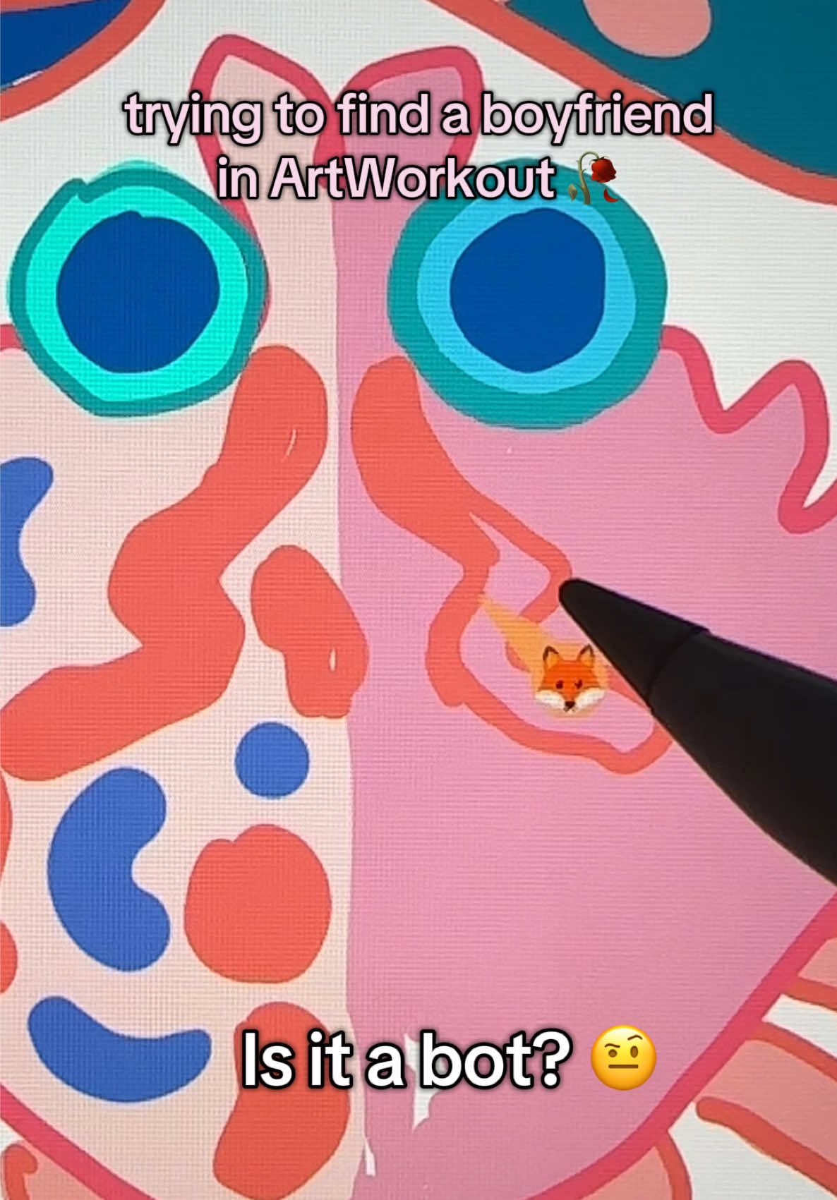 Trying to find a boyfriend in ArtWorkout #multiplayer #app #game #fyp #viral #drawing #drawings 