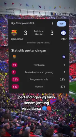 rugi yg ga nonton.. visca Barca 🔵🔴 . . . . . . .#barcelonaindonesia🔵🔴 #4u #barcelonafans🔵🔴 