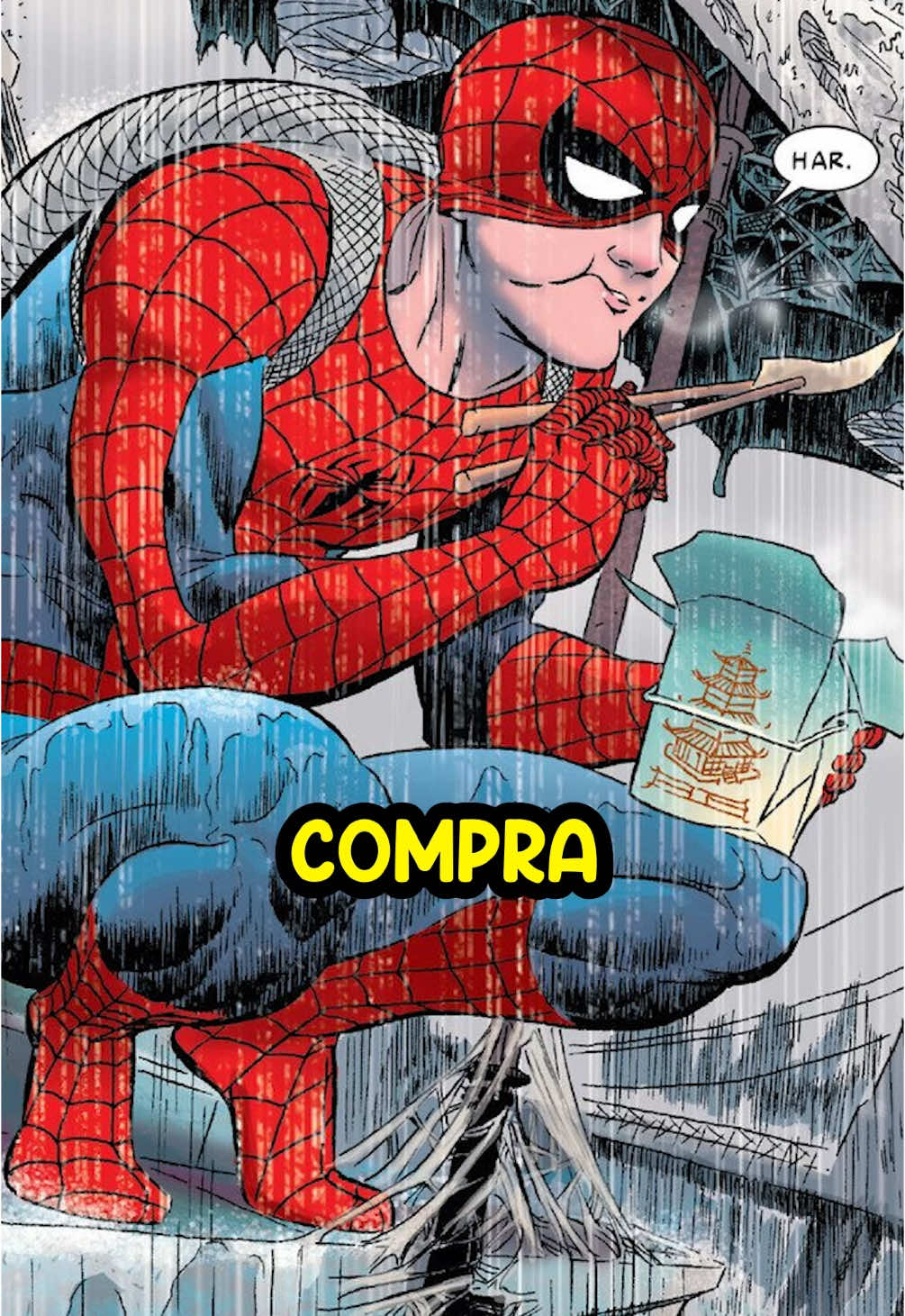 O Dia de Sorte do Homem-Aranha! #homemaranha #quadrinhos #marvel #viral #fyp 