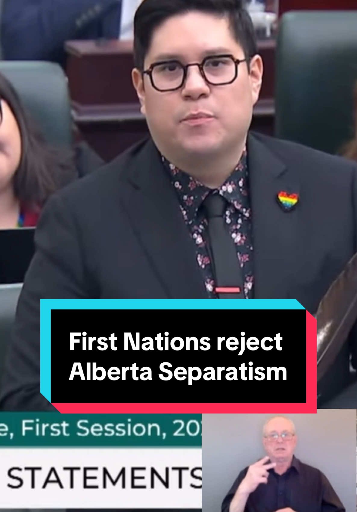First Nations in Alberta unequivocally opposed separatism once in this country, and we will do it again. #AbLeg #AbPoli #FirstNations #Treaty6 #Treaty7 #Treaty8 