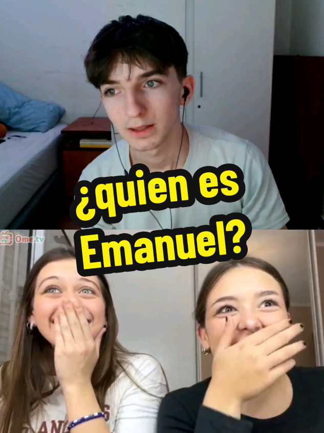 ¿Quién es Emanuel? Me dejaron con la duda y se fueron -OmeTV random- Descripción: Estaba charlando tranquilo y de la nada unas chicas se re emocionan porque 