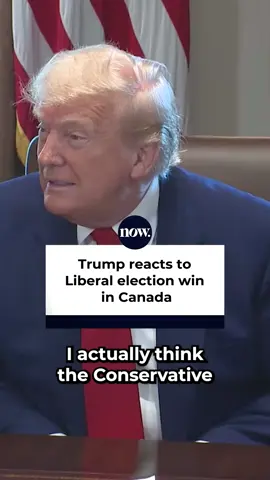 U.S. President Donald Trump said that he spoke with Mark Carney after election victory and expects the prime minister to travel south shortly. #Cdnpoli #Election2025 #US #Canada