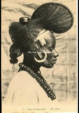 Hair as a visual language  #africanhairstyles #africanhistory 