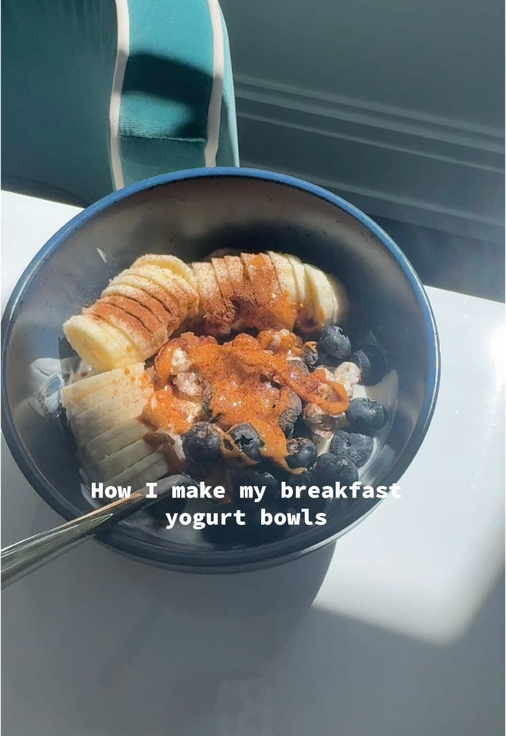 Peanut butter is seriously the best thing ever on a yogurt bowl #breakfast #yogurtbowl #breakfastideas #Foodie #fyp #FoodTok #peanutbutter #eat #yummy 