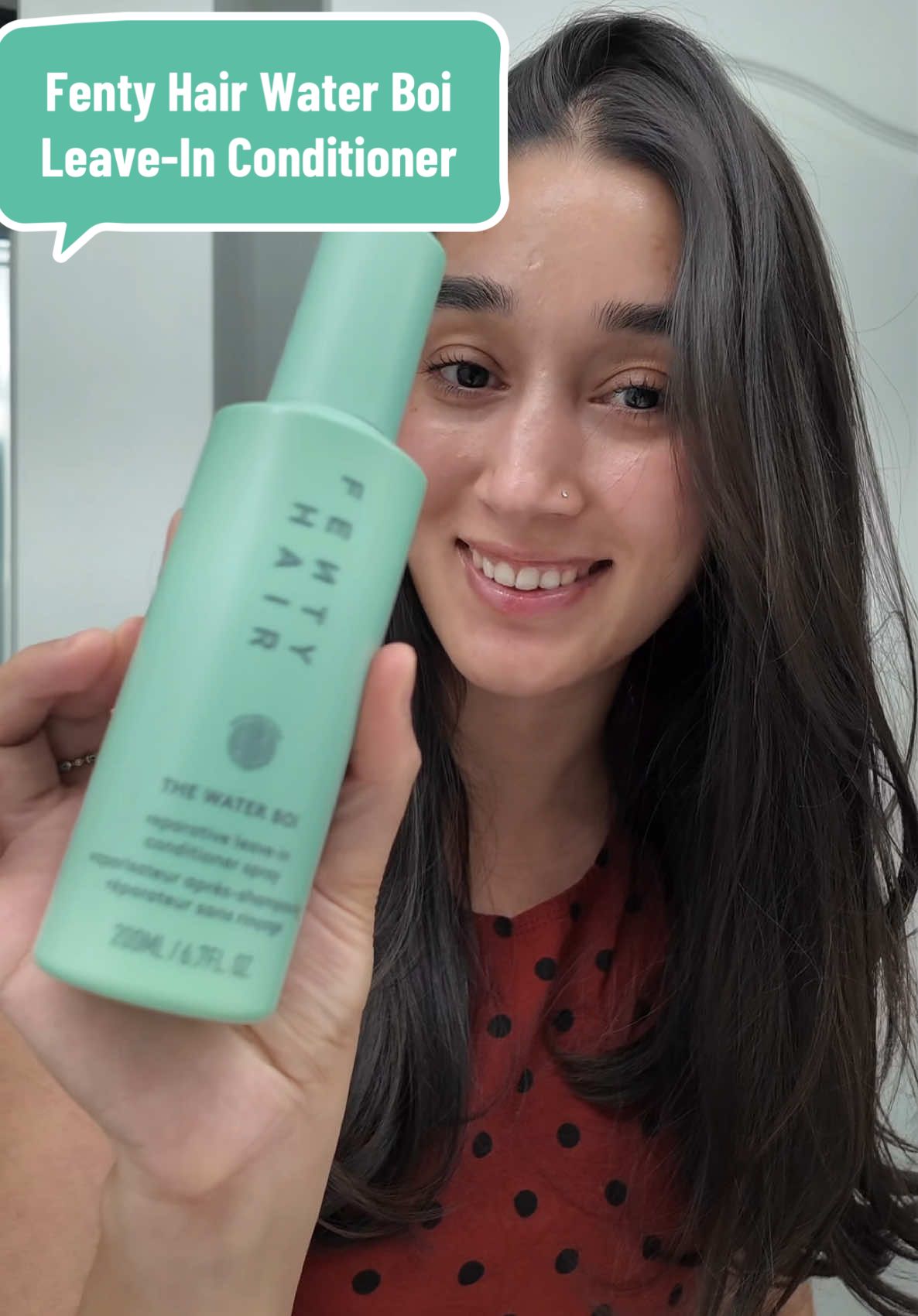 @Fenty Hair Water Boi Leave- In Conditioner! #fentyhair #Waterboi #LeaveinConditioner #detangling #fentypartner #gifted #haircare #momlife #contentcreator 