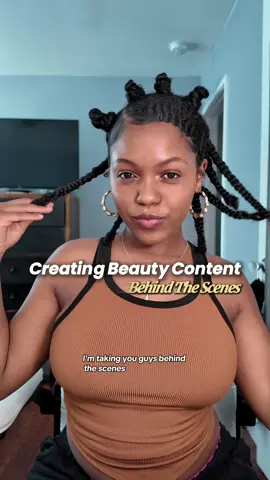 BTS Beauty Content 🥰 | #beautycontent #beautycreator #contentcreator #bts #content #influencer #blackgirlinfluencer #blackgirlcontent # fyi #hairinfluencer 