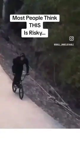 Most people see a backflip on a dirt bike and think, 