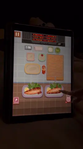 lets cook some fish 🐠 #cookinggame #ipadasmr #asmrtapping #cookingdom #gamingasmr #notalkingasmr 