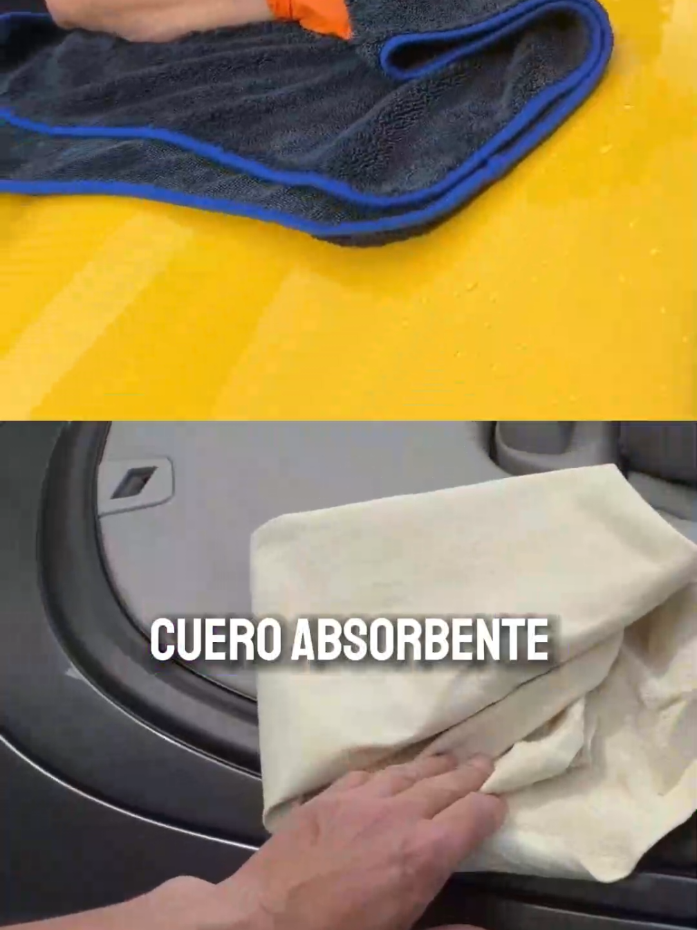 #fyp #fypシ゚ #detallado #coches #vehiculos #emprendimiento #cardetailing  Para el correcto secado de un coche tras su detallado necesitas dos accesorios fundamentales que garantizarán tu éxito traducido a una satisfacción para los clientes dueños de estos autos bajo limpieza, estos son los cueros y las microfibras, materiales muy distintos pero con un mismo objetivo central, importando mucho la superficie.