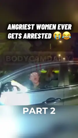 Part 2 Angry woman gets pulled over and starts yelling at cop demanding him to give the other person a ticket. #cop #copsoftiktok #police #viral #bodycam #fyp 