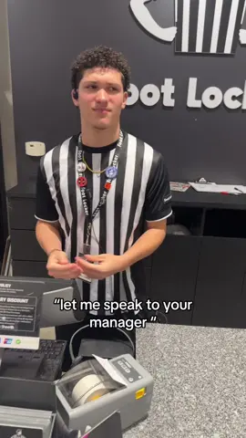familiar face in a new place 🤣 #fyp #foryoupage #foryou #4u #tiktoker #blowthisup #viral #trend #work #footlocker #kidsfootlocker #champs 