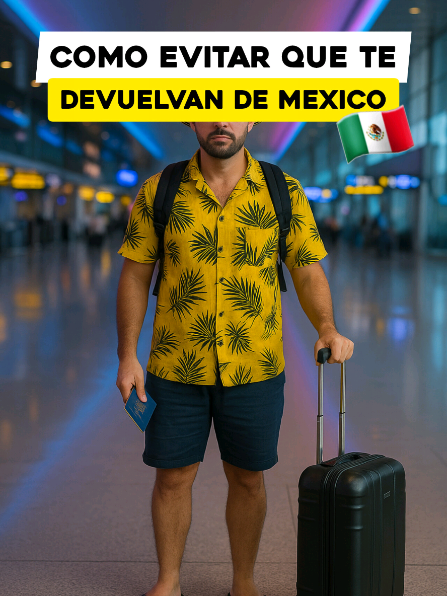 ¿Sabías que a muchos extranjeros los están devolviendo en el aeropuerto de México… aunque tengan todo en regla? Aquí te explico lo que revisan y cómo evitar que te pase. #DevueltosEnMexico #MigracionMéxico #ExtranjerosEnMexico #ConsejosDeViaje #RechazoMigratorio #ViajarSeguro #TurismoLatino #tipsdeviaje 