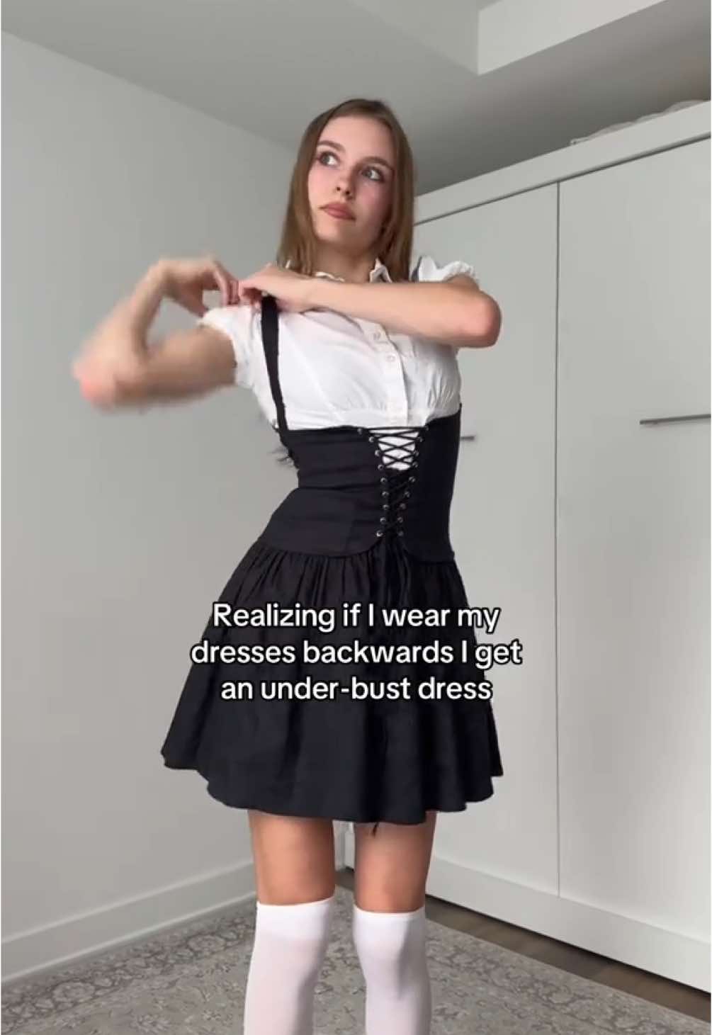 And suddenly I have an under bust dress! 