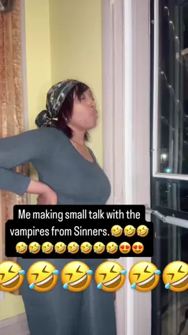 Making small talk with the vampires from Sinners. #fyp #sinners #rozking1 #fypシ゚viral #sayinganythingtogetoffthephone #viraltiktok 