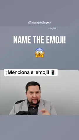 ¡Menciona el emoji rápido! 📱 #english #aprendeinglés #inglés #learnenglish 