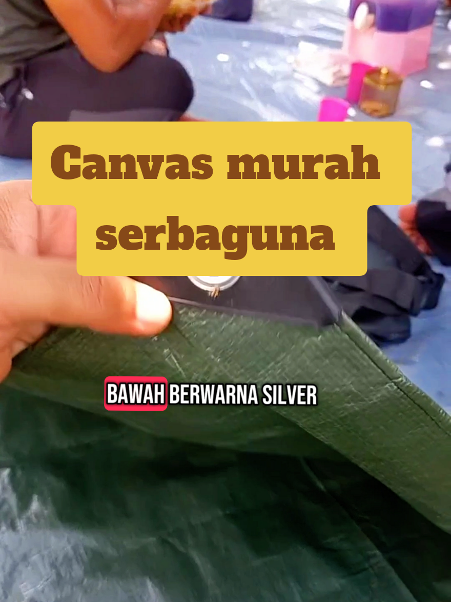 canvas murah serbaguna ni sangat function.nak duduk beramai ramai pun tiada masalah  #canvas #groundsheet #groundsheetmurah #canvaskereta #canvaskenduri #canvasterpauline #canvaswaterproof 