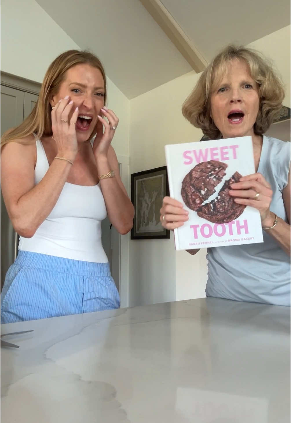 with mother’s day coming up, i had to repost one of my fav videos of all time: the moment I first showed my mom (aka my biggest inspo) my finished cookbook dedicated to her. if you’re still brainstorming what to get your mom for Mother’s Day, I may be a bit biased, but its the perfect gift 🤓 linked in my bio!