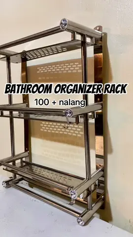 Bathroom organizer rack #organizer #viral #fyp #trending 