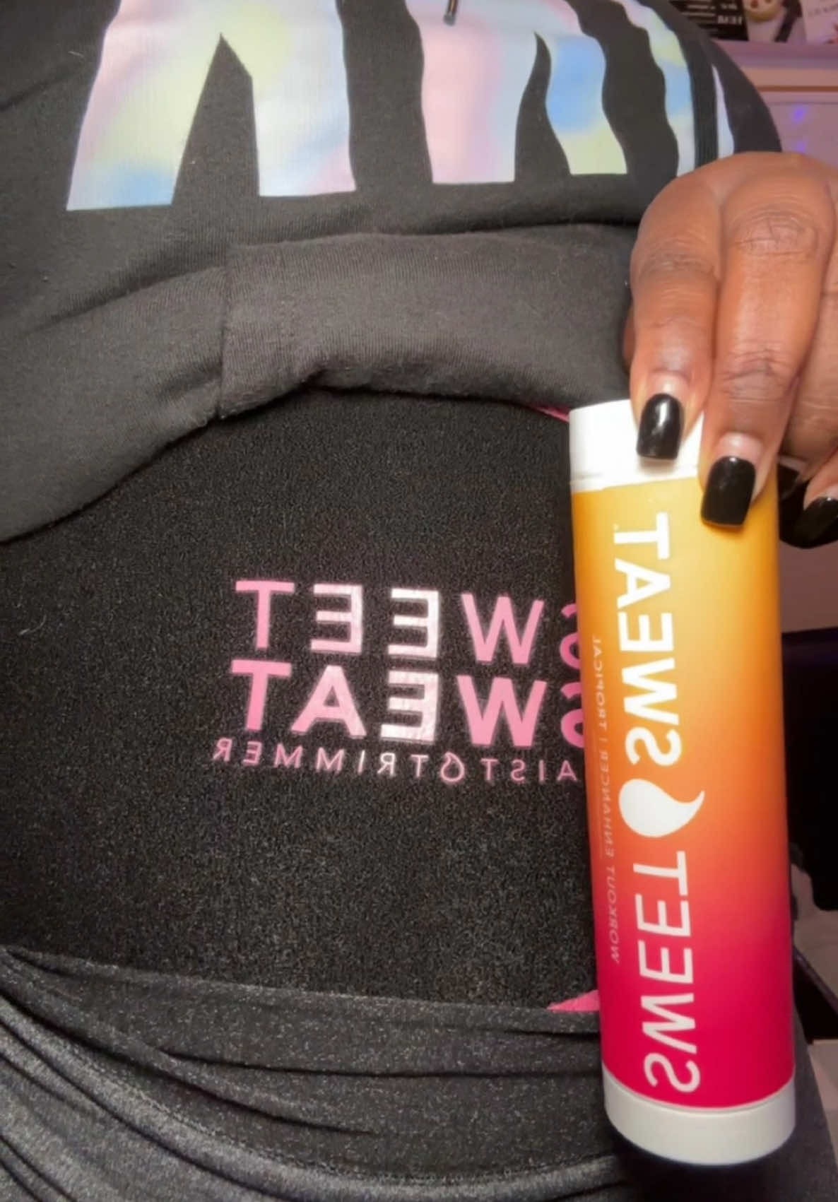I’ve never sweat this much after my workouts. Definitely will be doing this combo every workout #sweetsweatwaisttrimmer #sweetsweat #waisttrainer #fyp 