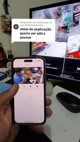 Respondendo a @user1848376606722  como o vídeo foi bem detalhado e ficou com 4min no total, dividi ele em 2 partes, e nele.mostro o adicionamento completo da Câmera Wifi 360º de Segurança da Yoosee no sistema de DVR também conhecidos como Circuito Fechado