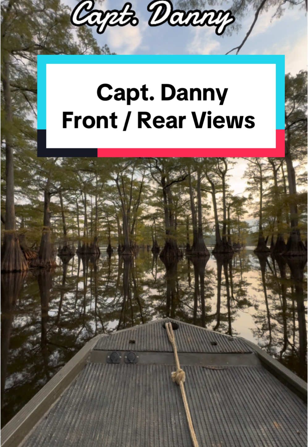 Let’s take a ride with Captain Danny on Caddo lake in uncertain Texas. #gatorade #boat #lake #mudboat #gatortraxboats 