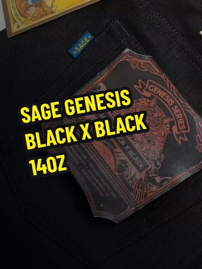 Rekomendasi denim pants dari sage denim genesis series black x black 14 oz yang oke banget buat jadi koleksi kalian, jngan sampe keabisan lagi ya ✌🏻#denimpants #denim #lokalbrandindonesia #local #promoguncang55 