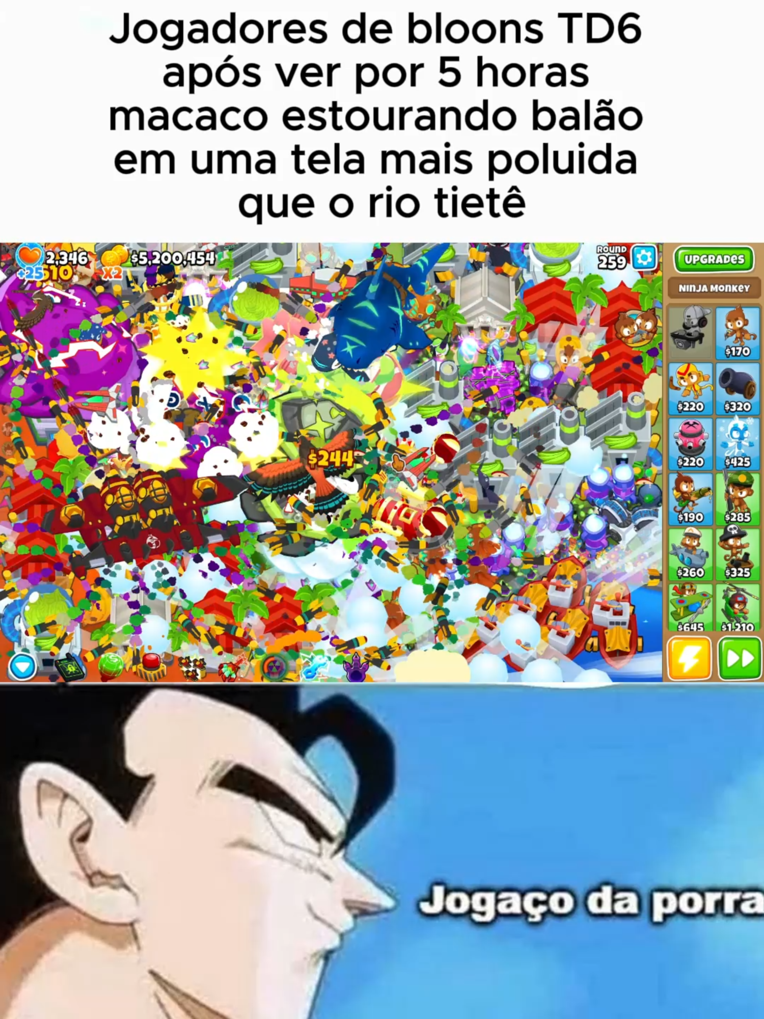 Jogasso da poha... . . . #btd #btd6 #bloonstd6 #bloons #estourar #btd6meme #jogaço #daporra #btd_team🌟