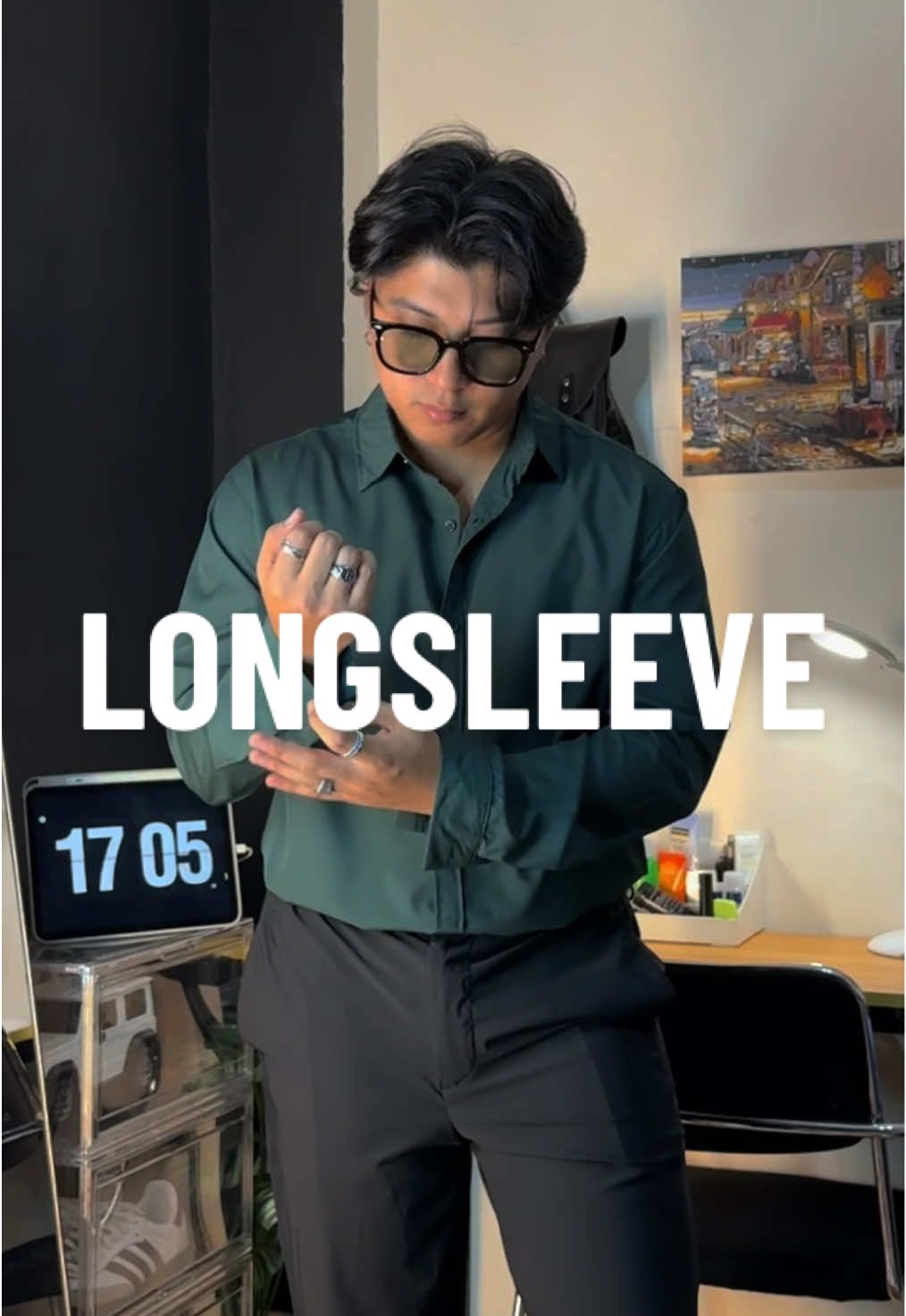 Formal green longsleeve highly recommended unisex to mga bro! #polo #longsleeve #longsleeves #greenlongsleeve #formallongsleeve #otaku #otakupoloshirt 