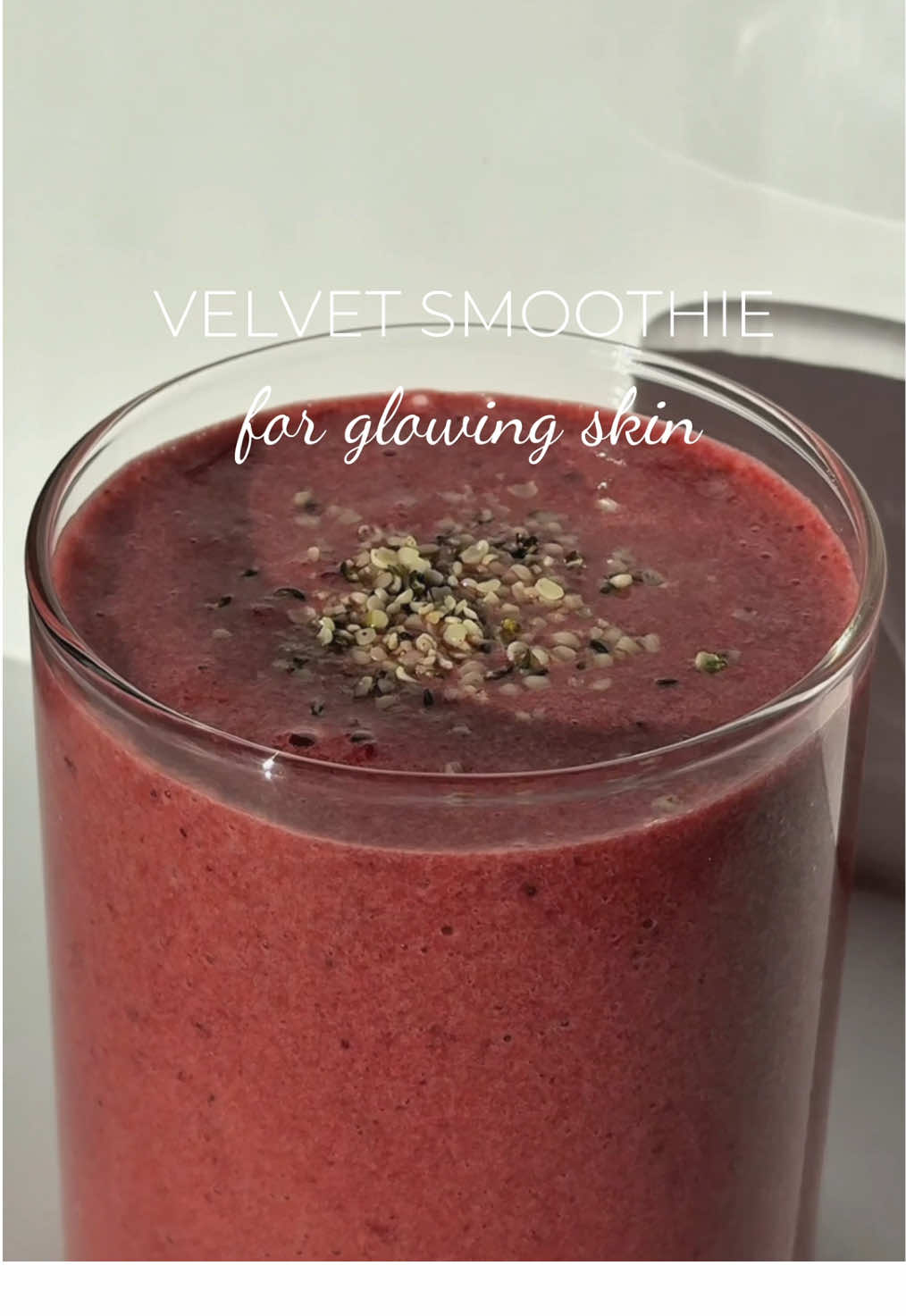 @svetlanalana_ 's Velvet Smoothie, for when you want to sip into something more comfortable (and supportive). Save this recipe for later:  Velvet Smoothie: - 2 Frozen Bananas - 2 Cups Frozen berries - 1 Serving Unflavored Collagen Peptides
