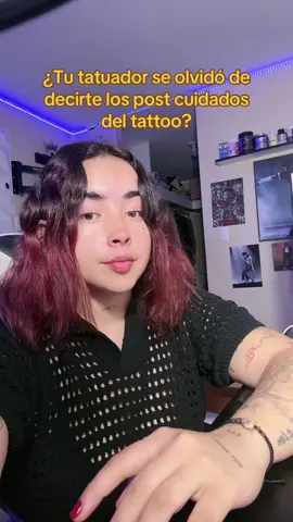Tu se olvidó de decirte los post cuidados del tatuaje? Falta part 2  Mira hasta el final 💉✨ #viral #tatuaje 