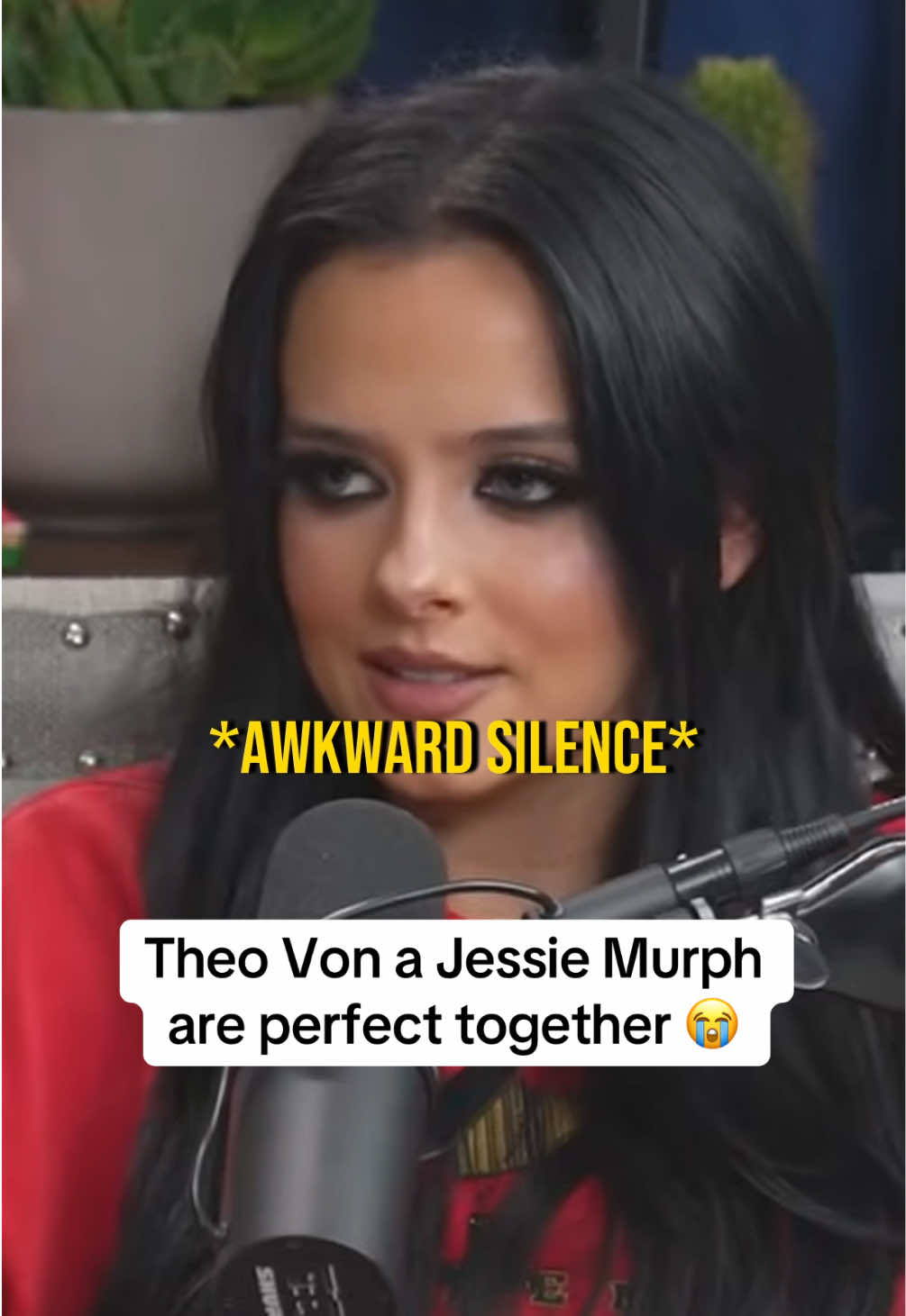 Two peas in a pod 🤣 #jessiemurph #theovon #podcast #parody 
