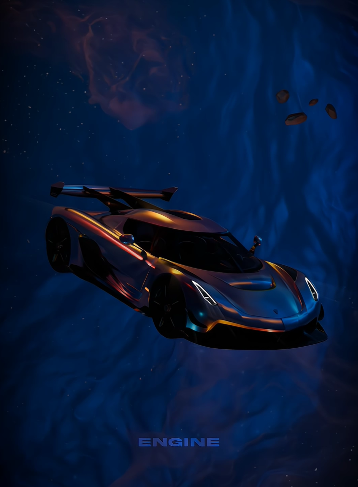 Clips by: @me                                                    #blender #render #3d #pixel #hypercar #caredit #koenigsegg #jesko #space #viral