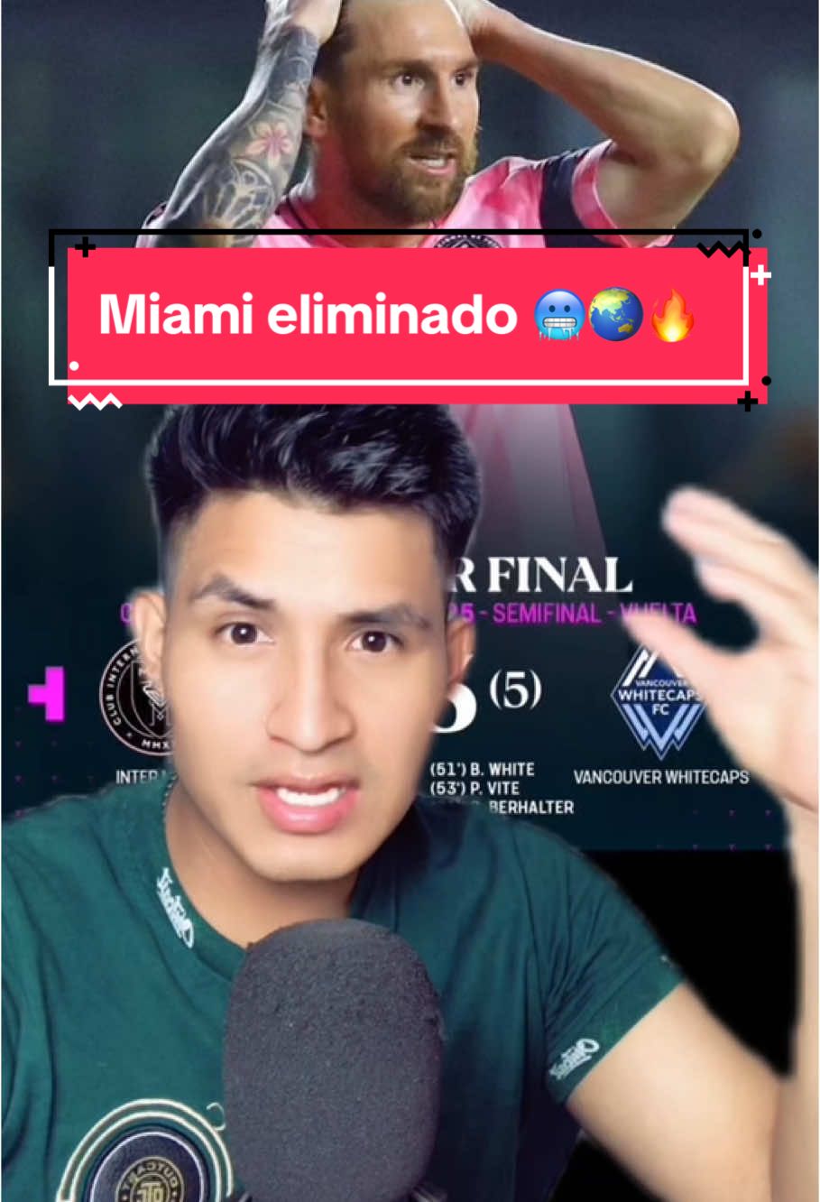 Inter miami quedo eliminado de la concachampions.🥶🌏🔥⚽️ #futbol #layongo #messi #xd #humor #risa 