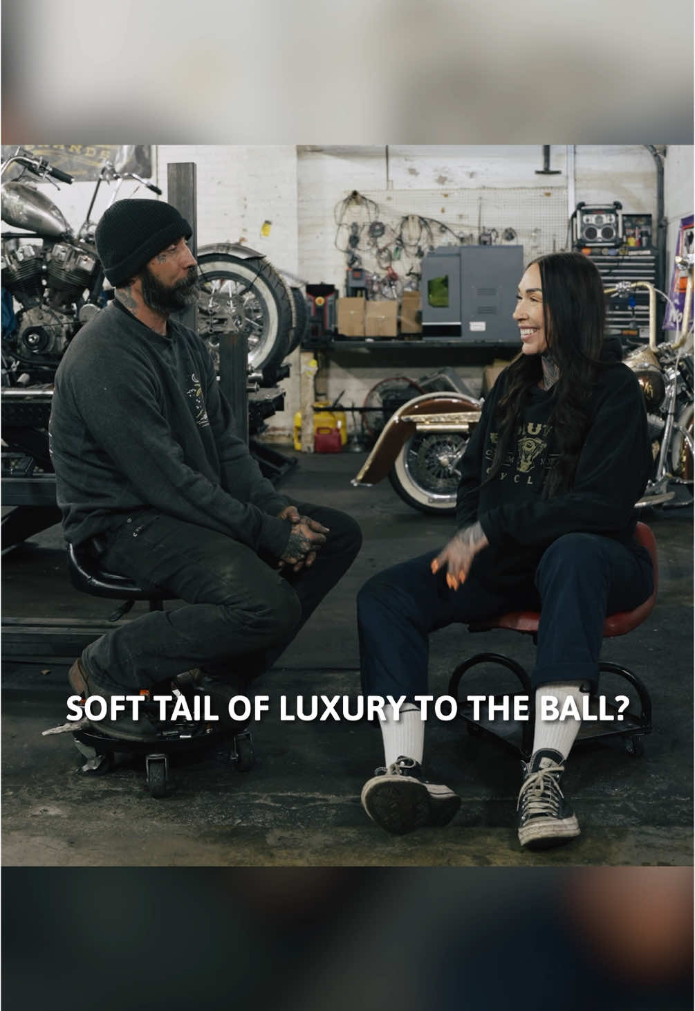 Why would you ever want to get off a cozy gold wing and get on a ball beat chopper?  For us it’s about the passion. No matter how much an unexpected bump in the road may hurt, we love it. Taking a bike apart and putting it back together in a whole new way is the beauty of choppers. You get to give an old bike a whole new life! Whether that’s a ‘49 Panhead or a 2000’s sportster. You’re creating something that is unique to you. Your exhaust, your bars, your motor, your seat, down to the frame. Every part just how you want it. Choosing a paint color and Bluetooth on a new bike is cool, but once you build yourself something that no one else has. You never want to go back! Watch the full episode over on YouTube! Link in bio! 👀 #harleydavidson #choppers #motorcycles #softtail #goldwing