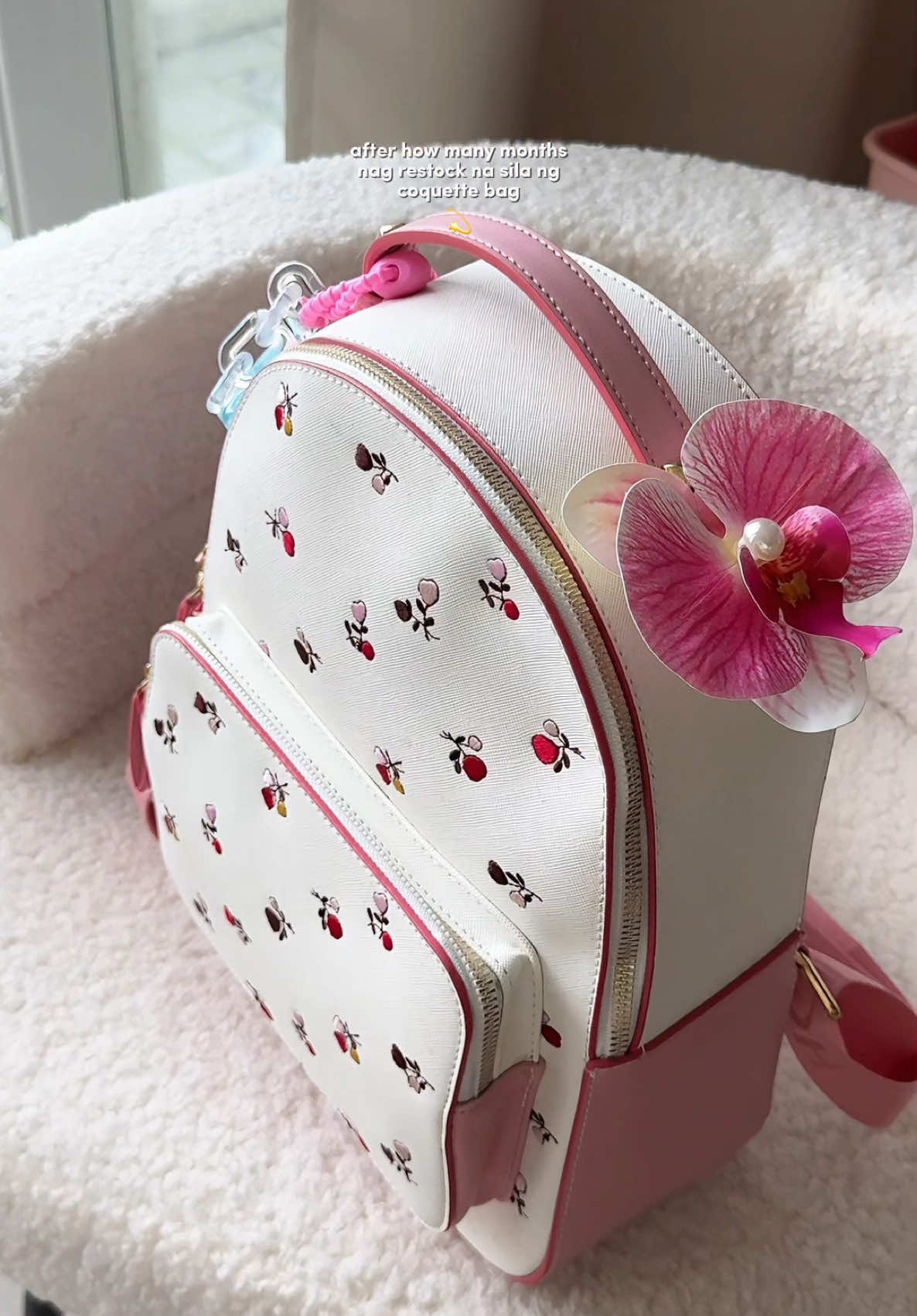 so pretty💫 #coquettebag #bag #schoolbag #backpack 
