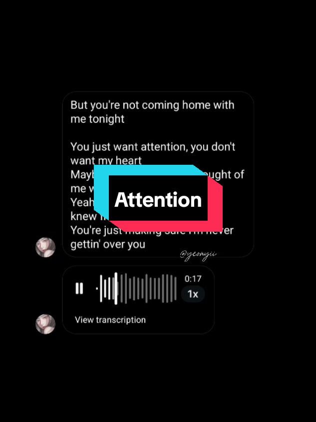 you dont want my heart.  #attention #attentioncharlieputh #charlieputh #sotd #songoftheday #🎧 #lyricsvideo #song #yeonyii #foryou #fyp #music #singingchallenge #lyrics #songlyrics #singing #cover #sing #coversong #covergirl #western #xyzabc #fypage #foryou 