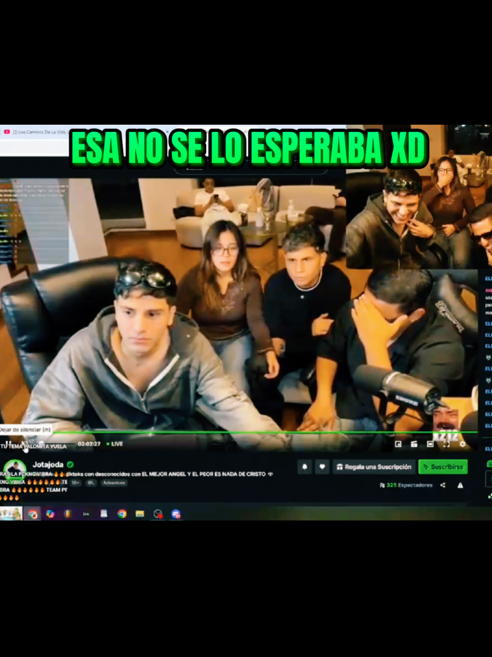 Descubre que estan stremeando su live xd #humor #angelramirez #piyu #cristorata7 #jotajoda #kick 